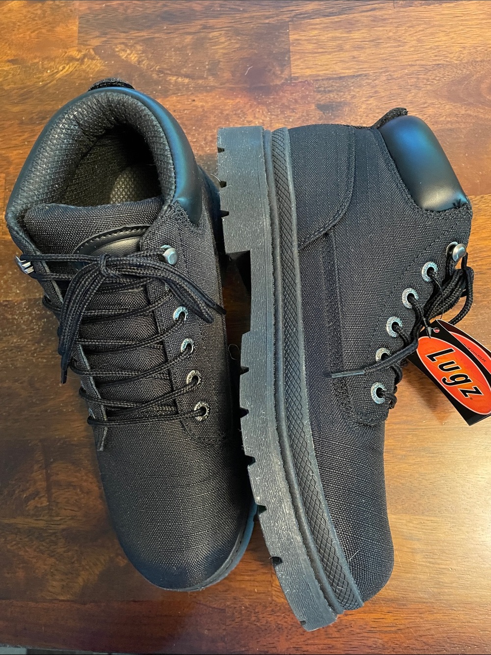 NY LUGZ Co Drifter Ripstop Chukka Boot, Men’s 9.5, Black